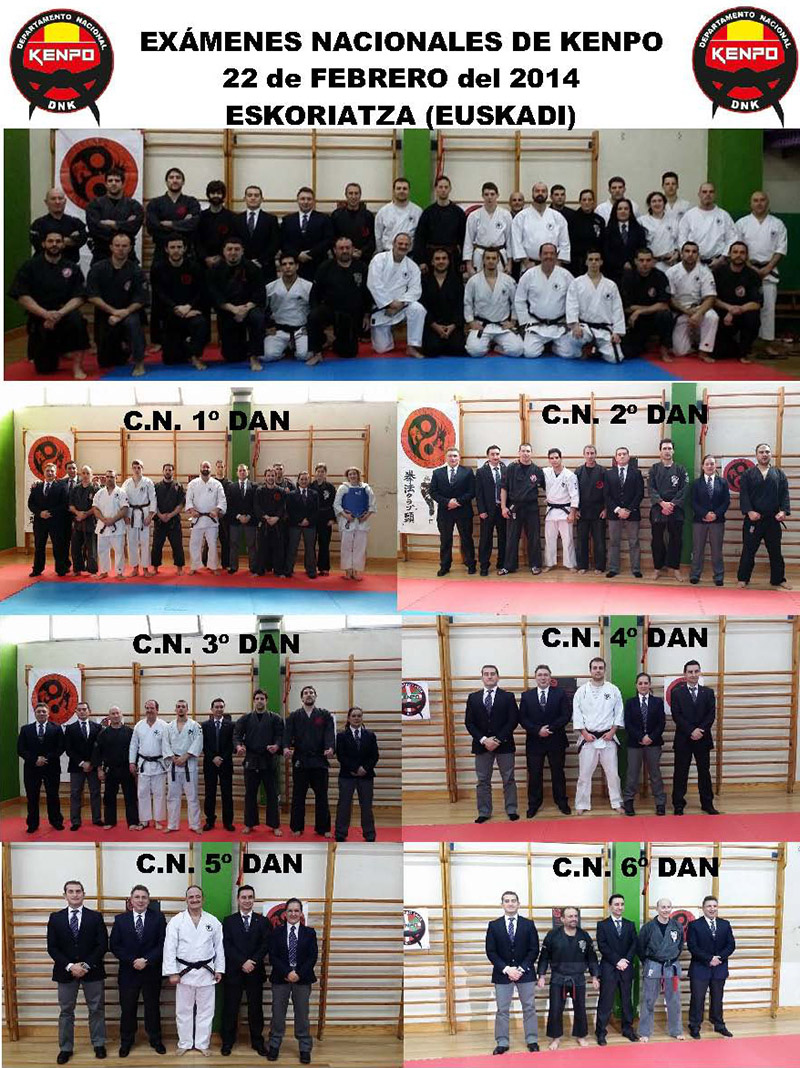 Dos navarros superan los Ex&aacute;menes Nacionales del Departamento Nacional de Kenpo